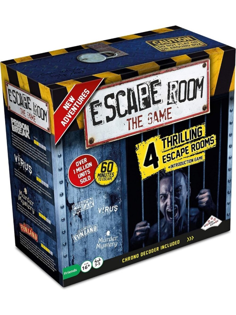 Thrilling Escape Room Game for Adults & Teens | 4 Exciting Mystery Challenges